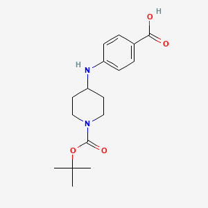 4-(1-(Tert-butoxycarbonyl)piperidin-4-ylamino)benzoic acid