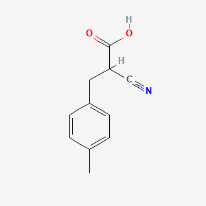 molecular formula C11H11NO2 B12290006 2-Cyano-3-(4-methylphenyl)propionic Acid 