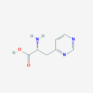 molecular formula C7H9N3O2 B12290015 (r)-2-Amino-3-(pyrimidin-4-yl)propanoic acid 