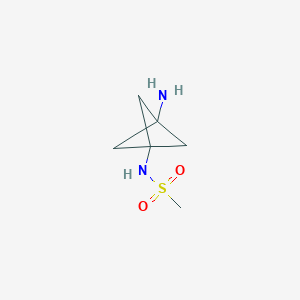 N-{3-aminobicyclo[1.1.1]pentan-1-yl}methanesulfonamide