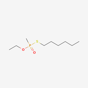 molecular formula C9H21O2PS B1229003 O-Ethyl-S-hexyl-methylthiophosphonate CAS No. 3675-87-4