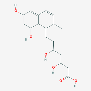 7-(6,8-Dihydroxy-2-methyl-1,2,6,7,8,8a-hexahydronaphthalen-1-yl)-3,5-dihydroxyheptanoic acid