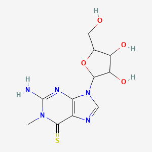 2-amino-9-[(2R,3R,4S,5R)-3,4-dihydroxy-5-(hydroxymethyl)oxolan-2-yl]-1-methyl-6,9-dihydro-1H-purine-6-thione