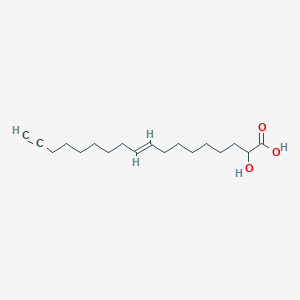 (E)-2-hydroxyoctadec-9-en-17-ynoic acid