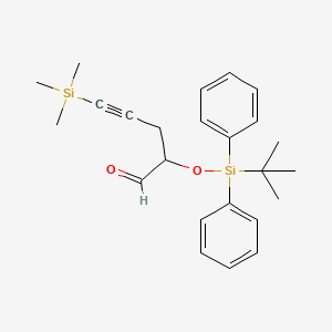 2-[Tert-butyl(diphenyl)silyl]oxy-5-trimethylsilylpent-4-ynal