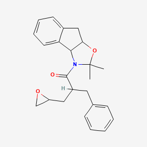 N-[N,O-Isopropylidene-(2R)-hydroxy indan-(1S)-YL]-(2R)-benzyl-(4S,5)-epoxy pentanamide