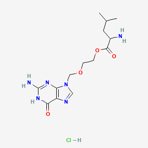 molecular formula C14H23ClN6O4 B12290345 Acyclovir-d4L-Leucinate 