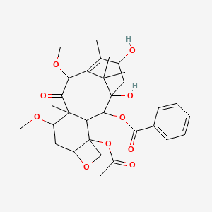 molecular formula C31H40O10 B12290348 10-Deacetyl-7,10-dimethoxy-BaccatinIII-d6 