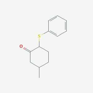 5-Methyl-2-phenylsulfanylcyclohexan-1-one