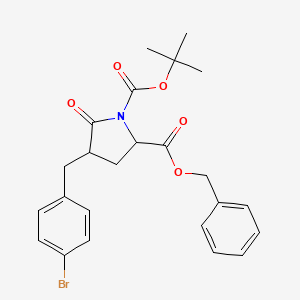 (4R)-Boc-4-(4-bromobenzyl)-L-pyroglutamic acid benzyl ester