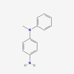 molecular formula C13H14N2 B12290434 1,4-Benzenediamine, N-methyl-N-phenyl- CAS No. 5543-88-4