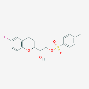 (1S)-1-[(2R)-6-Fluoro-3,4-dihydro-2H-1-benzopyran-2-yl]-1,2-ethanediol 2-(4-Methylbenzenesulfonate)