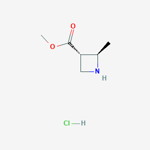 Methyl trans-2-methylazetidine-3-carboxylate hydrochloride