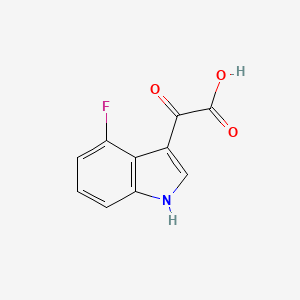 molecular formula C10H6FNO3 B12290561 2-(4-Fluoro-3-indolyl)-2-oxoacetic Acid 