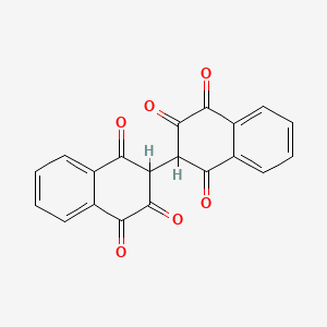 2-Hydroxy-3-(3-hydroxy-1,4-dioxonaphthalen-2-yl)naphthalene-1,4-dione