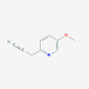 5-Methoxy-2-(prop-2-YN-1-YL)pyridine