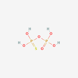 molecular formula H3O6P2S- B1229064 Monothiopyrophosphoric acid CAS No. 68488-87-9