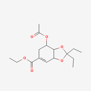 3,4-O-(Diethylmethylidene)ShikimicAcidEthylEsterAcetate