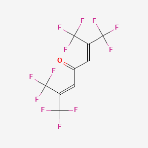 molecular formula C9H2F12O B1229065 Bis(hexafluoroacetonyl)acetone CAS No. 30902-53-5
