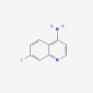 molecular formula C9H7IN2 B1229066 4-Amino-7-iodoquinoline CAS No. 40107-16-2