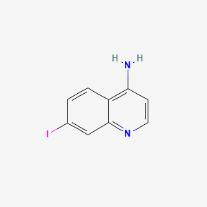 molecular formula C9H7IN2 B1229066 4-氨基-7-碘喹啉 CAS No. 40107-16-2