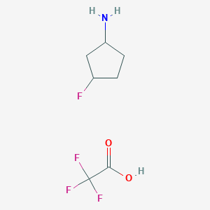 3-Fluorocyclopentan-1-amine;2,2,2-trifluoroacetic acid