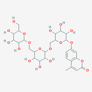 molecular formula C28H38O18 B12290717 4-Methylumbelliferylb-D-gentiotrioside 