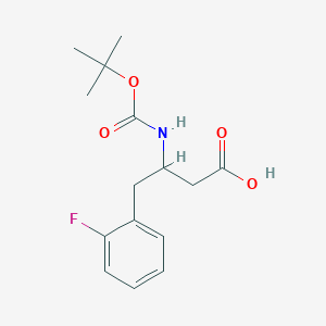 molecular formula C15H20FNO4 B12290729 3-(Boc-amino)-4-(2-fluorophenyl)butyric Acid 