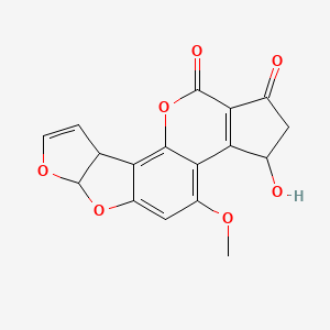 14-hydroxy-11-methoxy-6,8,19-trioxapentacyclo[10.7.0.02,9.03,7.013,17]nonadeca-1,4,9,11,13(17)-pentaene-16,18-dione