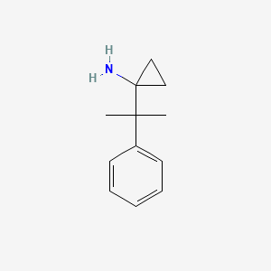 1-(2-Phenylpropan-2-yl)cyclopropan-1-amine