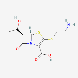 (5R,6R)-3-(2-aminoethylsulfanyl)-6-(1-hydroxyethyl)-7-oxo-4-thia-1-azabicyclo[3.2.0]hept-2-ene-2-carboxylic acid