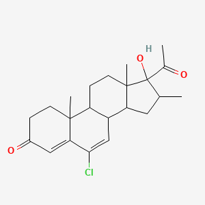 Pregna-4,6-diene-3,20-dione,6-chloro-17-hydroxy-16-methyl-,(16R)-