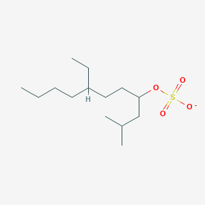 molecular formula C14H29O4S- B1229079 7-Ethyl-2-methylundecan-4-yl sulfate 