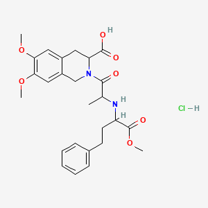 molecular formula C26H33ClN2O7 B12290855 MoexiprilMethylEsterAnalogHydrochlorideSalt 