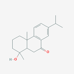 molecular formula C19H26O2 B12290857 19-r-4-Hydroxyabieta-8,11,13-trien-7-one 