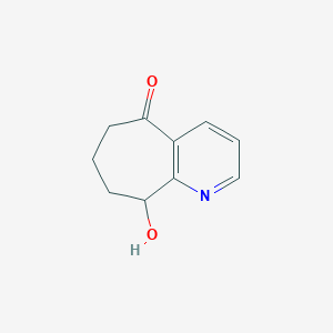 5H-Cyclohepta[b]pyridin-5-one, 6,7,8,9-tetrahydro-9-hydroxy-, (9R)-