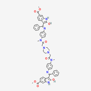 molecular formula C56H52N8O8 B12290894 Nintedanib Dimer Impurity CAS No. 2410284-90-9