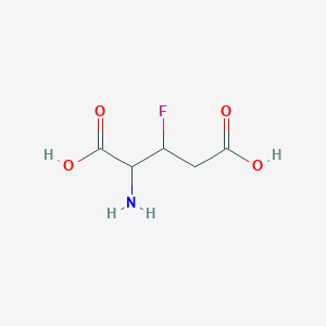 molecular formula C5H8FNO4 B12290899 Erythro-3-Fluoro-L-Glutamic Acid 