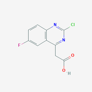 2-Chloro-6-fluoroquinazoline-4-acetic Acid