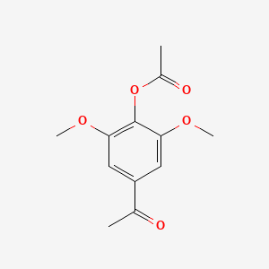 molecular formula C12H14O5 B1229096 4-乙酰基-2,6-二甲氧基苯基乙酸酯 CAS No. 28294-47-5