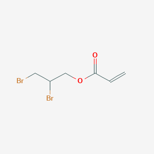 molecular formula C6H8Br2O2 B012291 2,3-二溴丙基丙烯酸酯 CAS No. 19660-16-3
