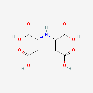 molecular formula C8H11NO8 B12291228 D-Aspartic acid, N-[(1S)-1,2-dicarboxyethyl]-, rel- 