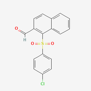 1-[(4-Chlorophenyl)sulfonyl]-2-naphthaldehyde