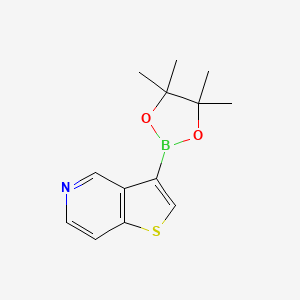 3-(4,4,5,5-Tetramethyl-1,3,2-dioxaborolan-2-yl)thieno[3,2-c]pyridine