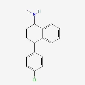 rac-trans-3-Dechloro Sertraline Hydrochloride