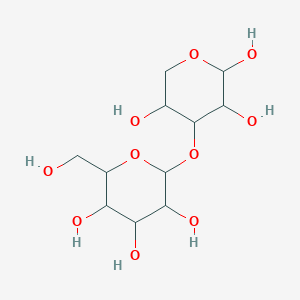 molecular formula C11H20O10 B12291402 3-O-beta-D-Galactopyranosyl-beta-L-arabinopyranose 