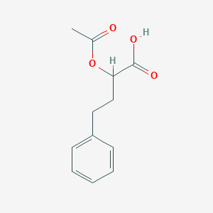 2-Acetoxy-4-phenylbutanoic acid