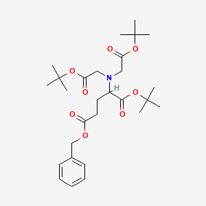 5-O-benzyl 1-O-tert-butyl 2-[bis[2-[(2-methylpropan-2-yl)oxy]-2-oxoethyl]amino]pentanedioate