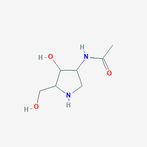 N-[(3R,4R,5R)-4-Hydroxy-5-(hydroxymethyl)-3-pyrrolidinyl]-acetamide