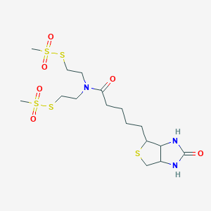 N,N-bis(2-methylsulfonylsulfanylethyl)-5-(2-oxo-1,3,3a,4,6,6a-hexahydrothieno[3,4-d]imidazol-4-yl)pentanamide